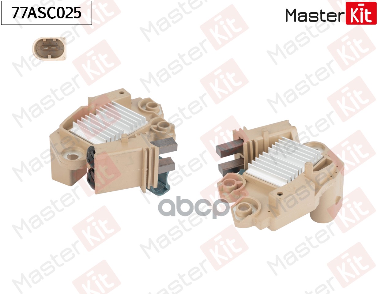 Регулятор напряжения генератора  MERCEDES W211, W212, W639, SPRINTER 77ASC025 MasterKit арт. 77ASC025