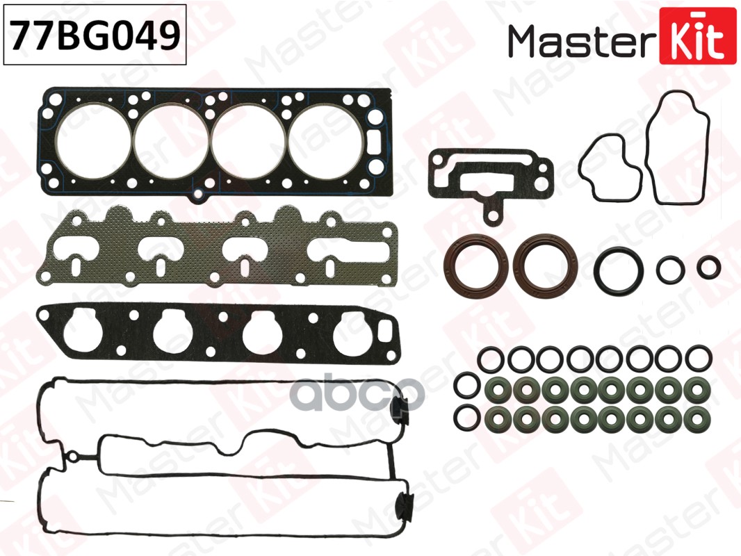 Верхний комплект прокладок ГБЦ Opel Vectra A/ Vectra B (двиг. X20XEV) 96-02 77BG049 MasterKit арт. 77BG049