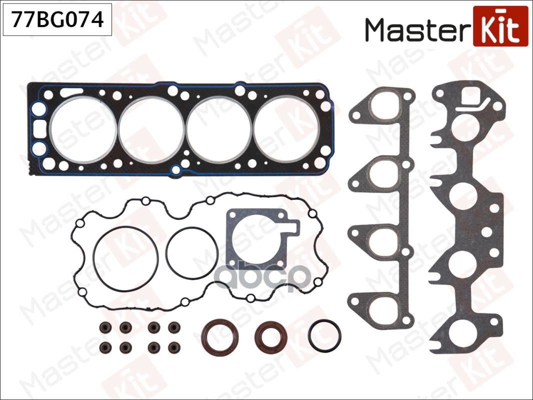 Набор прокладок верхний OPEL Astra/CHEVROLET Lanos 1.4/1.5 A15SMS/A14SMS/C14SE Masterkit 77BG074 MasterKit арт. 77BG074