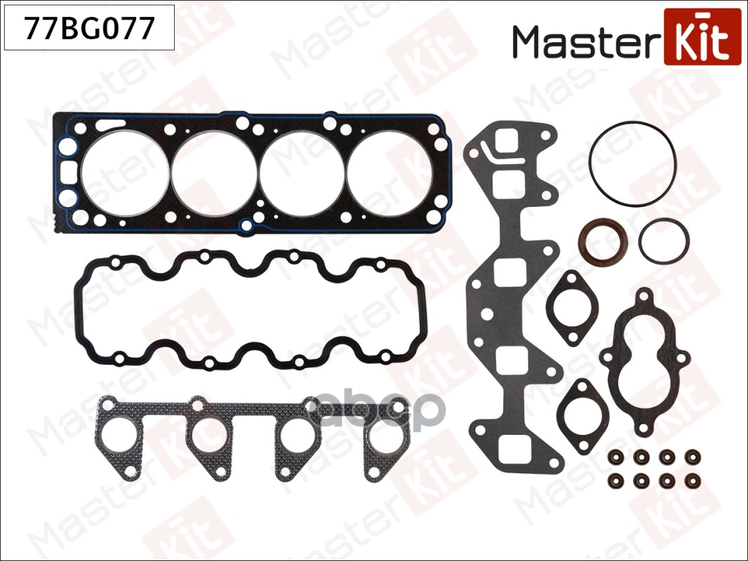 Набор прокладок верхний VW Polo/SKODA Fabia 1.2 AZQ/BME/BZG/CGPA/CGPB/CJLA Masterkit 77BG077 MasterKit арт. 77BG077
