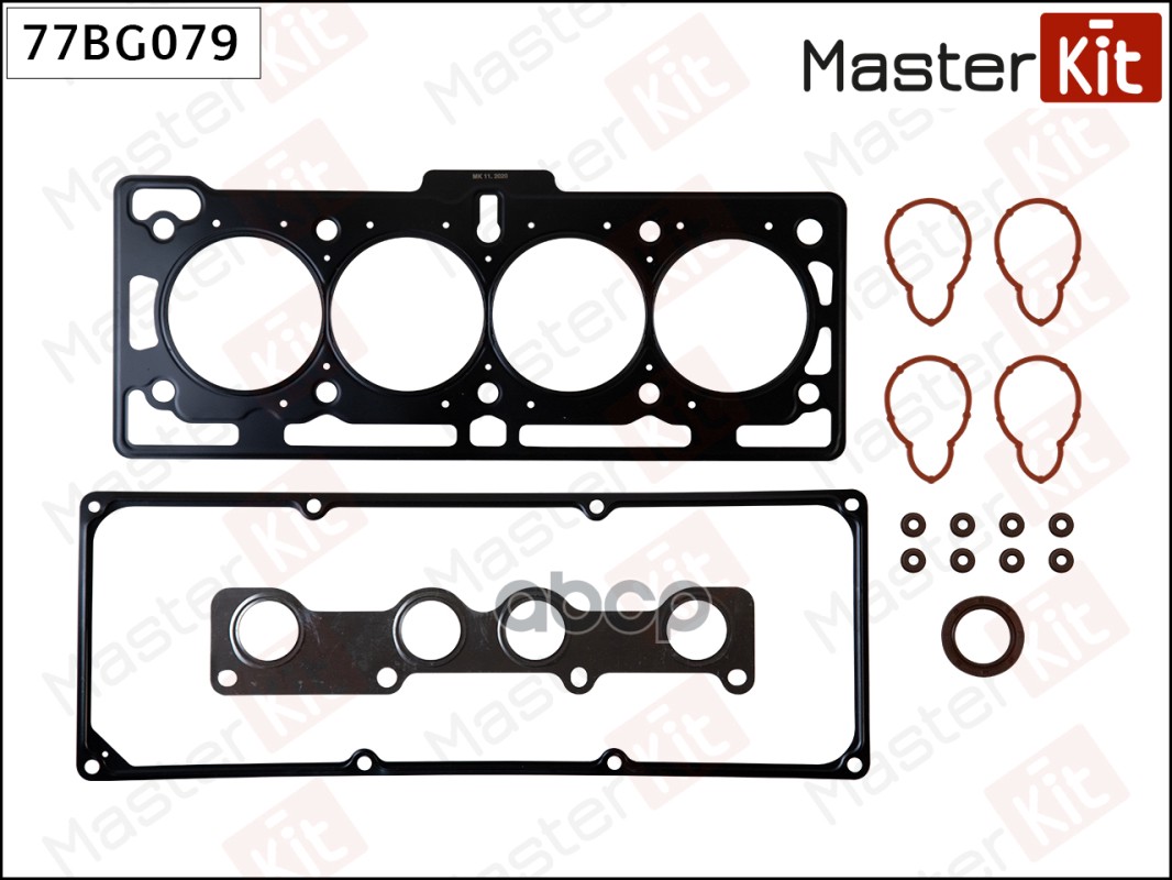 77BG079 Набор прокладок верхний RENAULT Logan 1.4/1.6 K7J/K7M MasterKit арт. 77bg079