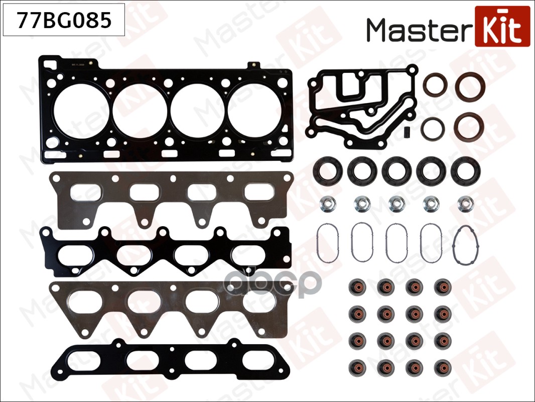 77BG085 Набор прокладок верхний RENAULT Clio/Laguna/Megane/Scenic/Trafic 1.8/2.0 F4P/F4R MasterKit арт. 77bg085