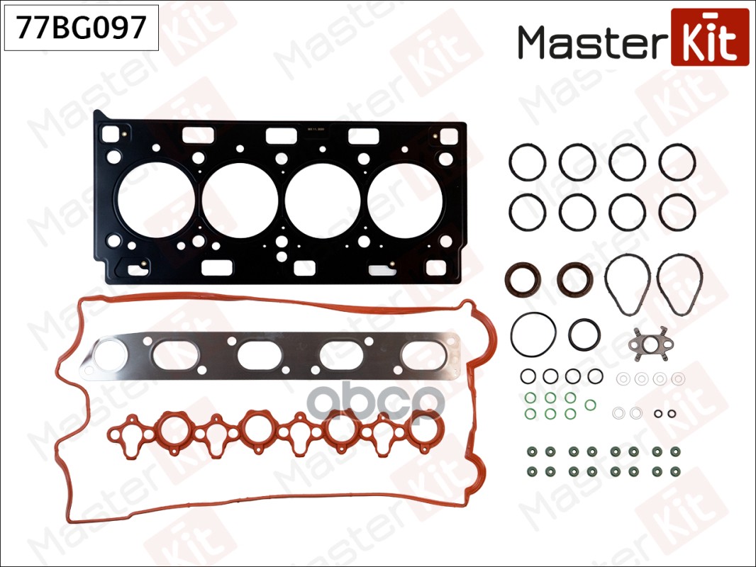 Набор прокладок верхний RENAULT/OPEL Movano/Master/Traffic 2.2/2.5 G9T/G9U Masterkit 77BG097 MasterKit арт. 77BG097