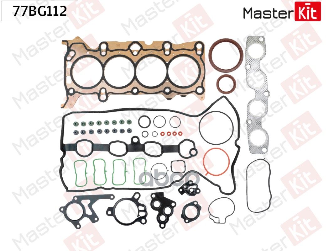 Комплект прокладок Mazda PEY5; PEX2; PEXL; PEY7. PEXB. PEY4 MasterKit арт. 77BG112