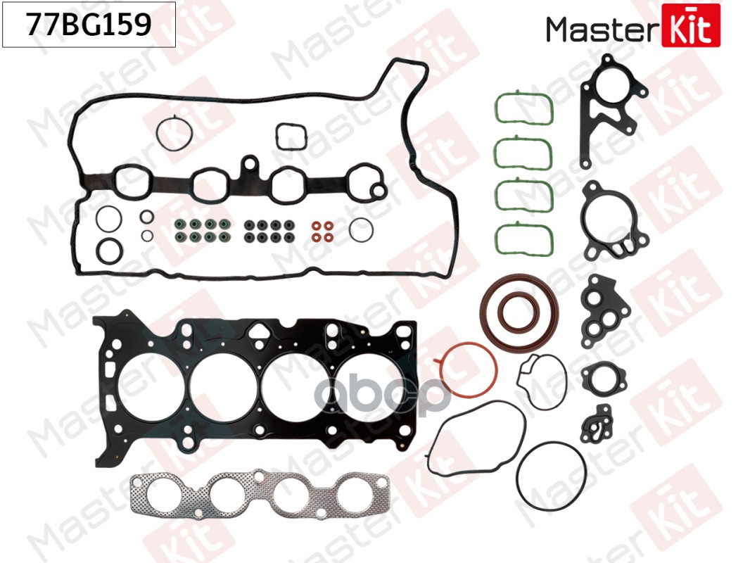 77BG159 Комплект прокладок двигателя Mazda 3 (BM  BN) PYY1 MasterKit арт. 77bg159