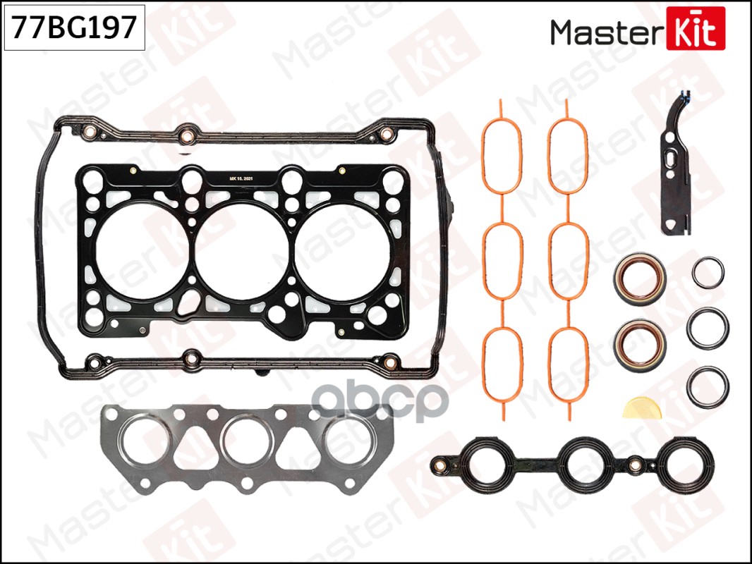 Комплект прокладок ГБЦ VAG AGA, AJG 77BG197 MasterKit арт. 77BG197