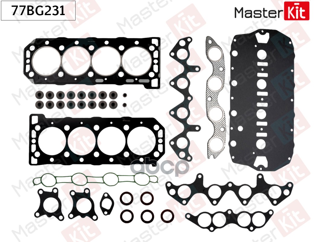 Комплект прокладок ГБЦ LAND ROVER 18 K4F MasterKit арт. 77BG231