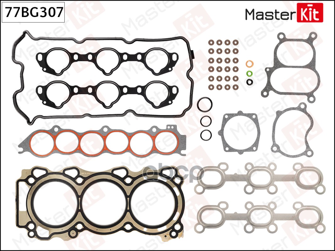 Комплект прокладок ГБЦ RENAULT V4Y 701, V4Y 711 MasterKit арт. 77BG307