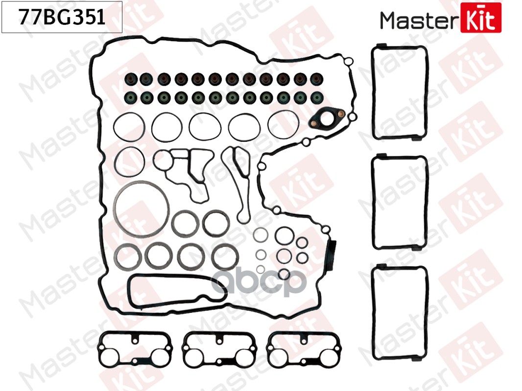 Комплект прокладок ГБЦ BMW X5 (E70) N55 B30 A MasterKit арт. 77BG351