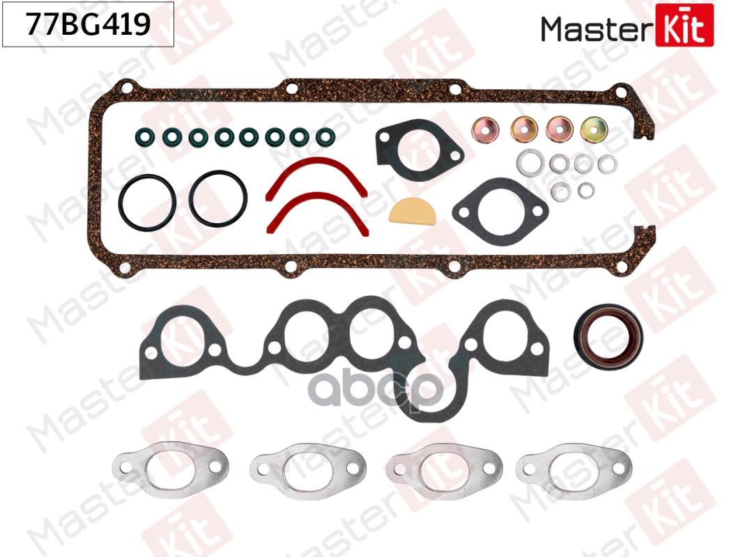 Комплект Прокладок Гбц Vw Golf Ii (19E, 1G1) Ra,Sb 77Bg419 MasterKit арт. 77BG419