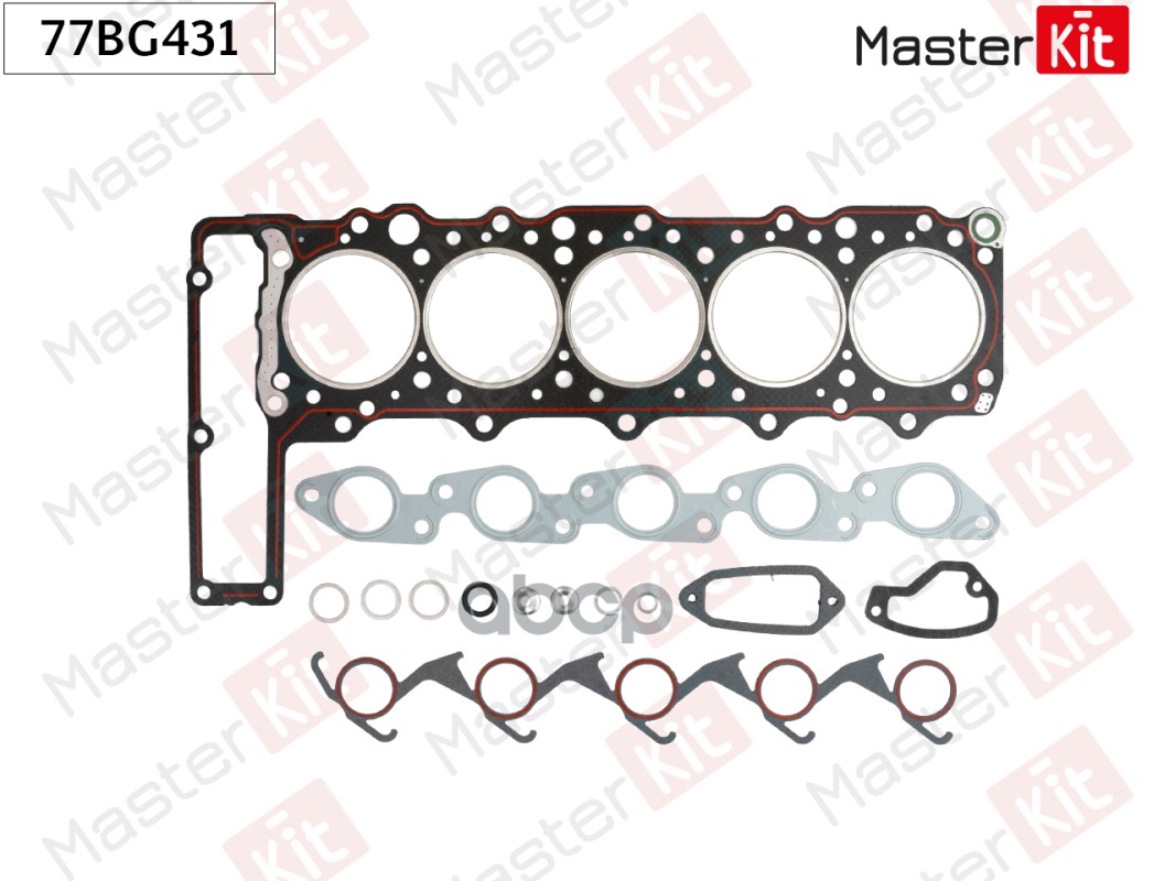Комплект прокладок ГБЦ MB 190 (W201) OM 602.911 77BG431 MasterKit арт. 77BG431