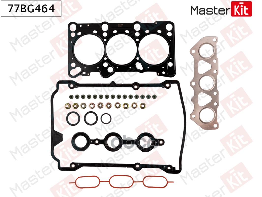 77BG464 Комплект прокладок ГБЦ Audi A6 (4F2  C6) AHA MasterKit арт. 77bg464