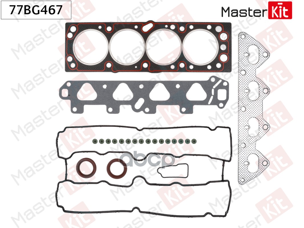 Комплект прокладок ГБЦ Opel ASTRA G (T98) Z 14 XE,X 14 XE MasterKit арт. 77BG467