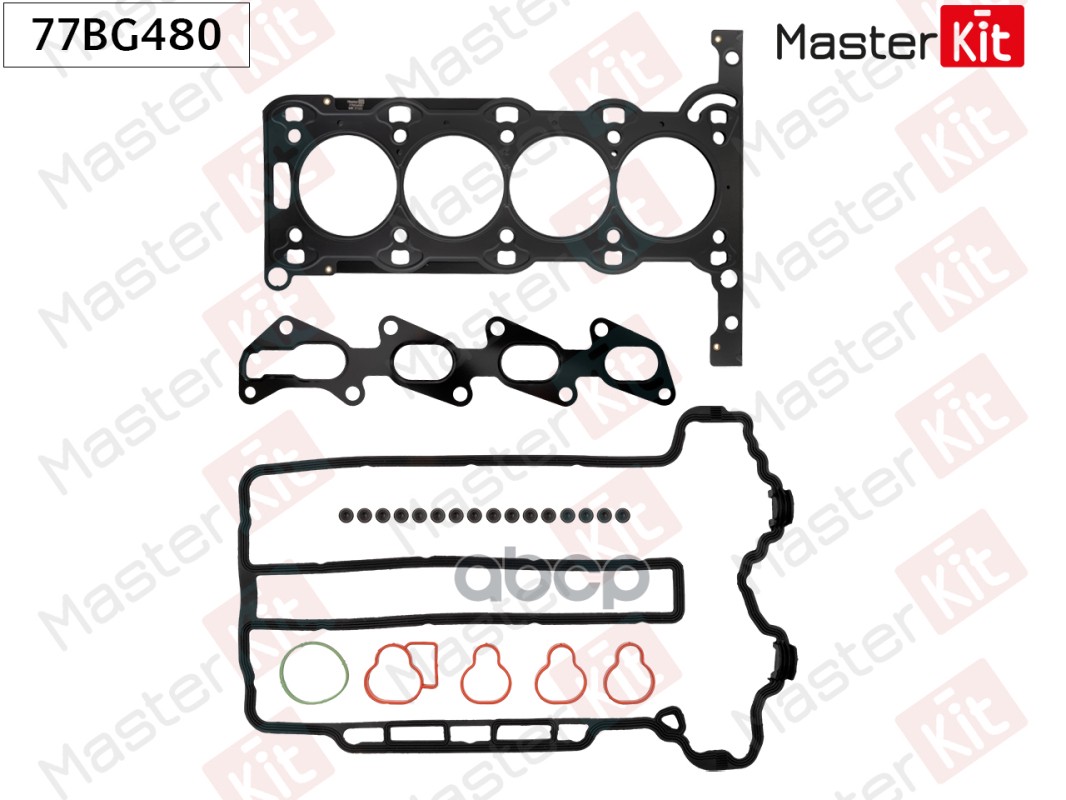 Комплект прокладок ГБЦ Opel ASTRA G (F70) X 12 XE MasterKit арт. 77BG480