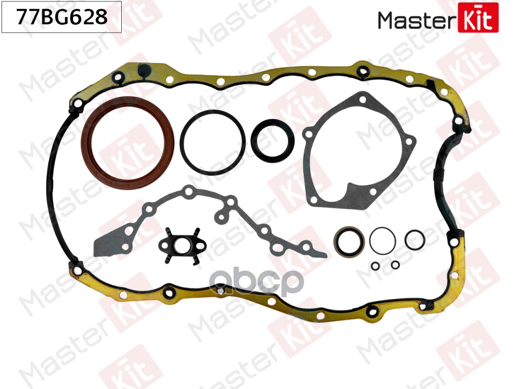 Комплект прокладок, блок-картер двигателя Renault CAPTUR (J5_, H5_) K9K 830 77BG628 MasterKit арт. 77BG628