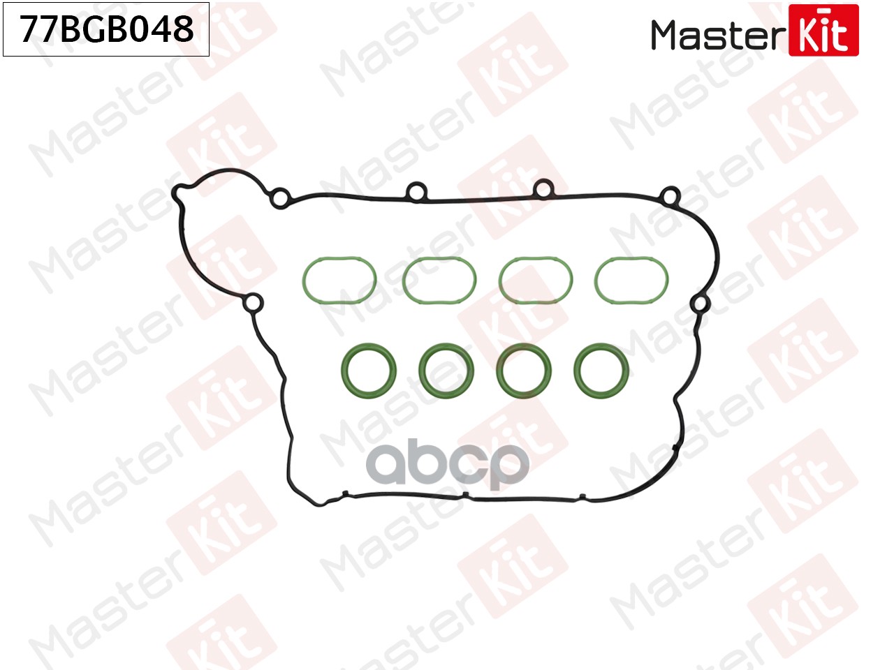 Прокладка клапанной крышки CITROEN RHF, RHJ, RHK, DW10UTED4, RHR MasterKit арт. 77BGB048