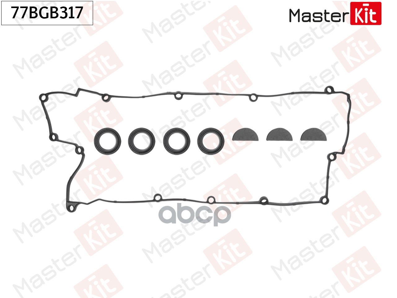 Прокладка клапанной крышки Hyundai ELANTRA (XD) G4BB MasterKit арт. 77BGB317