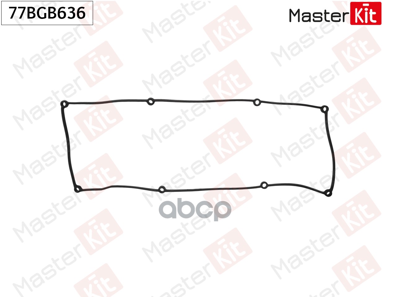 77BGB636 Прокладка клапанной крышки Mitsubishi PAJERO IV (V8_W  V9_W) 4M41 MasterKit арт. 77bgb636