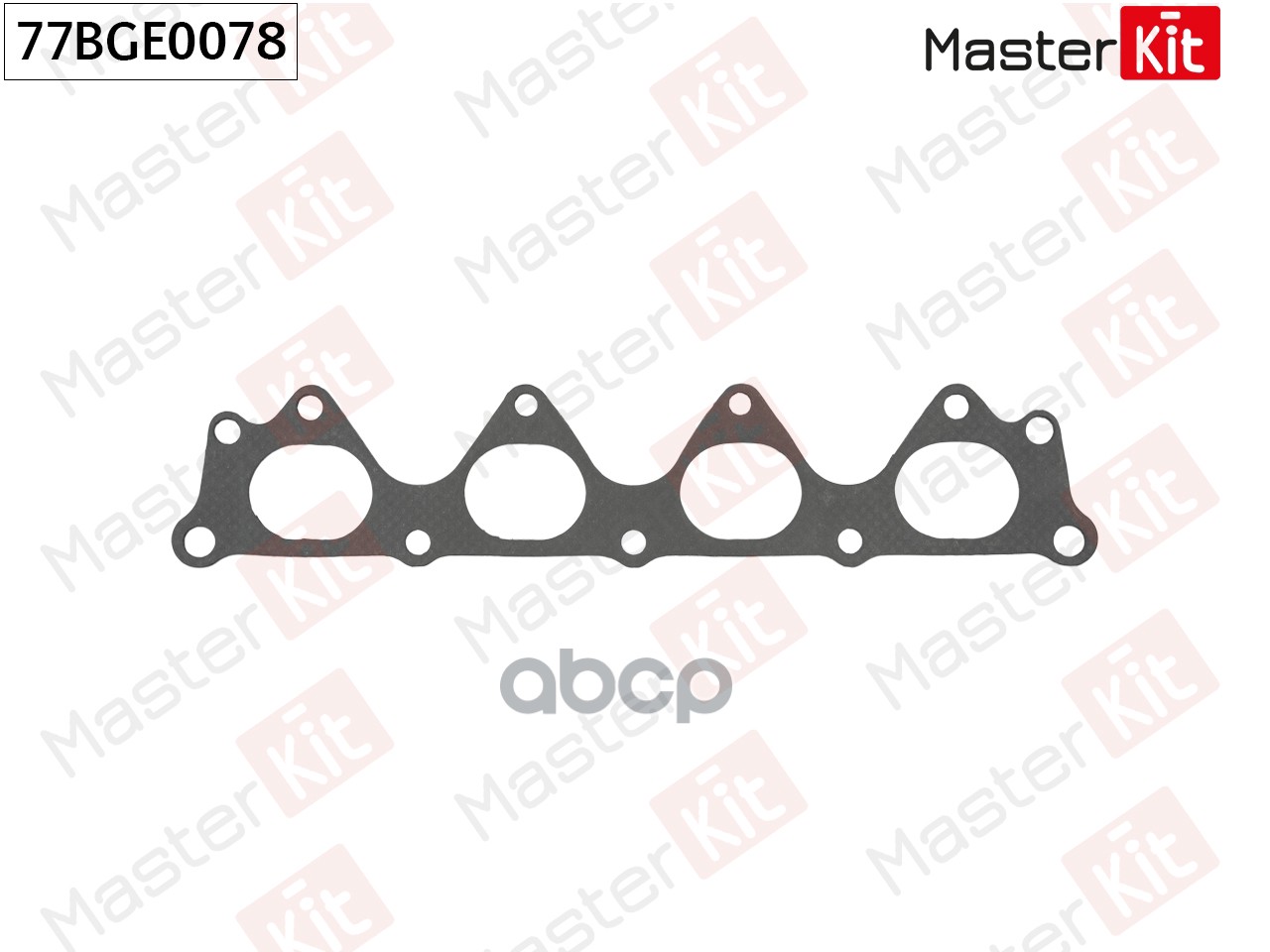 Прокладка выпускного коллектора Mitsubishi LANCER VI (CJ_, CP_) 4G92 (SOHC 16V) 77BGE0078 MasterKit арт. 77BGE0078
