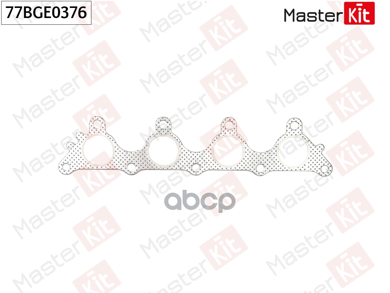 77BGE0376 Прокладка выпускного коллектора Kia RIO II (JB) G4EE MasterKit арт. 77bge0376