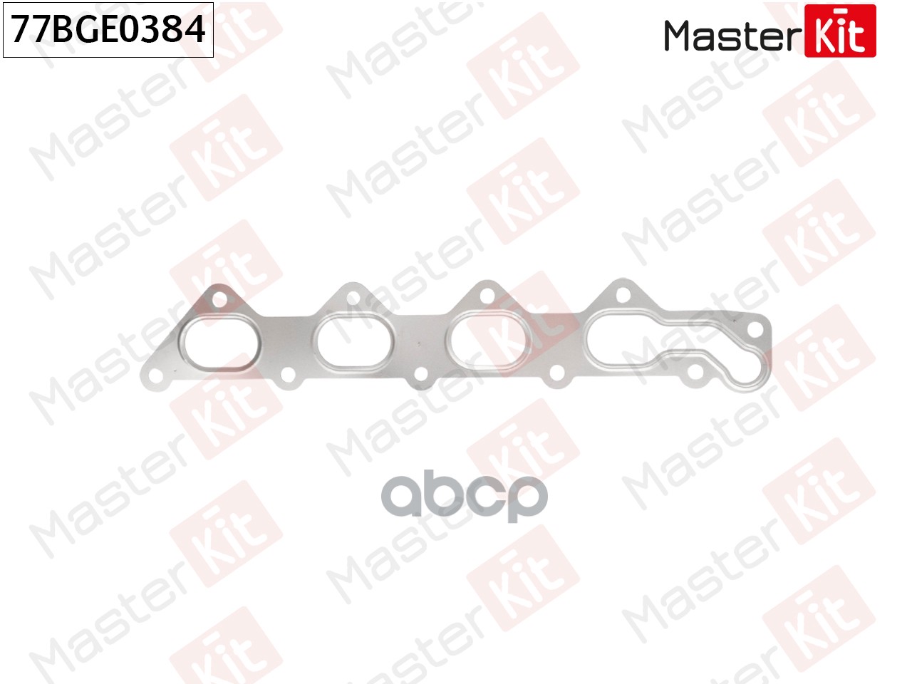 77BGE0384 Прокладка выпускного коллектора Chevrolet LANOS L44(96CUL4) MasterKit арт. 77bge0384