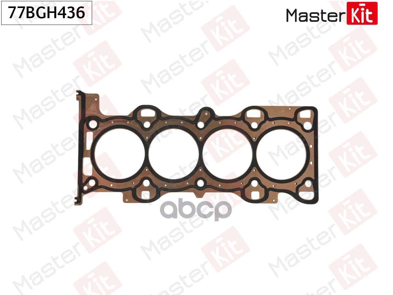 Прокладка ГБЦ MAZDA L3-V, L3C1, LF17, LF18, LF4J, LF4K, LF62, LFDE, LFF7, LFG7, LFG8, LFVE MasterKit арт. 77BGH436