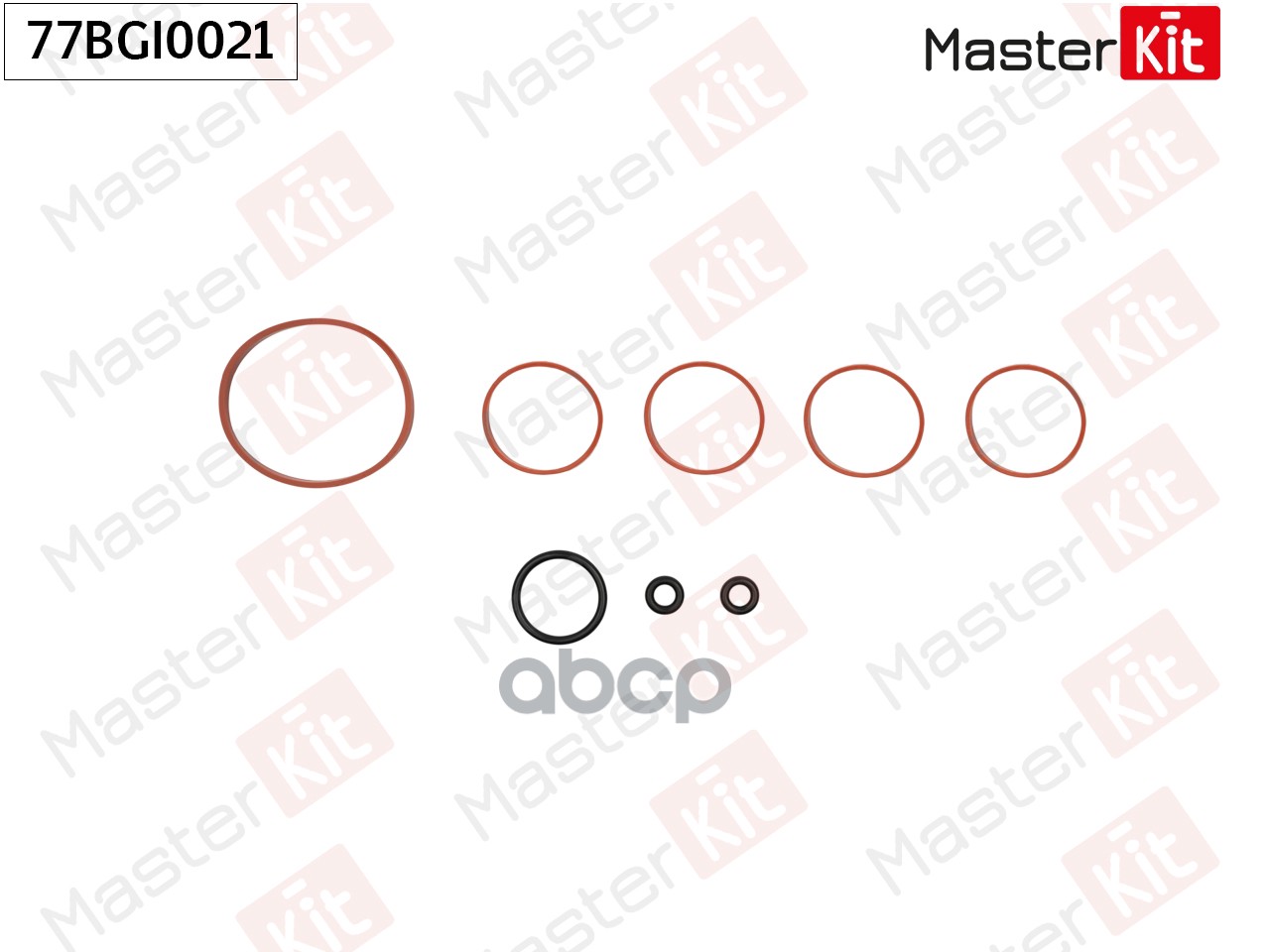 Комплект прокладок впускного коллектора Fiat 500 (312_) 169 A4.000 MasterKit арт. 77BGI0021