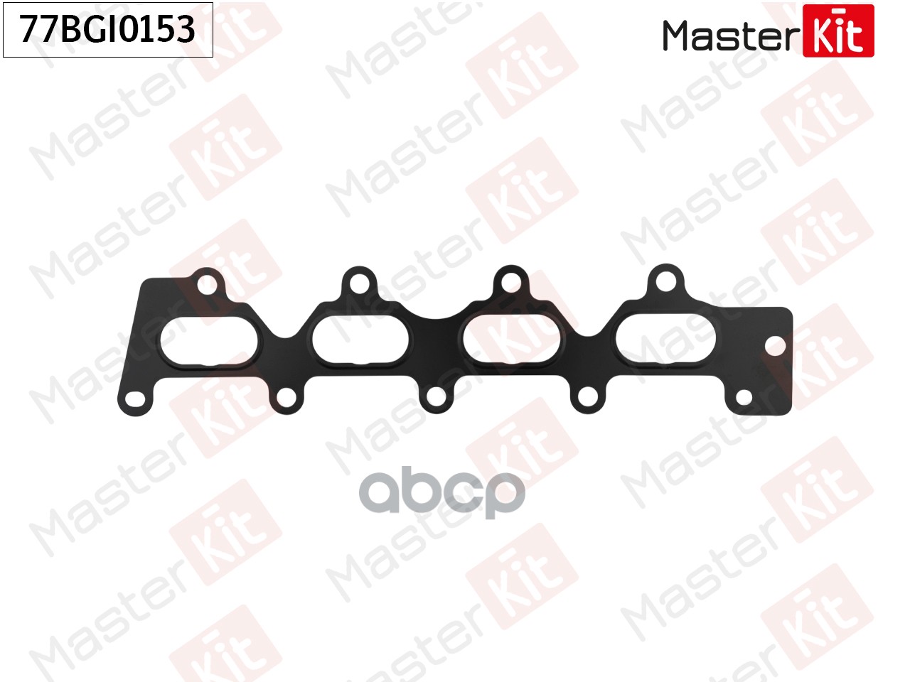 77BGI0153 Прокладка впускного коллектора Renault CLIO (KR0/1_) K4M 800/801/LAGUNA III (BT0/1) K4M824 MasterKit арт. 77bgi0153