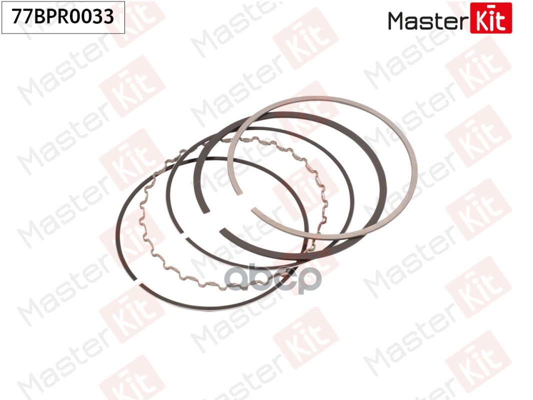 Кольца поршневые (к-т на 1 поршень)  (1,0) TOYOTA 1ZZ-FE/3ZZ-FE 77BPR0033 MasterKit арт. 77BPR0033