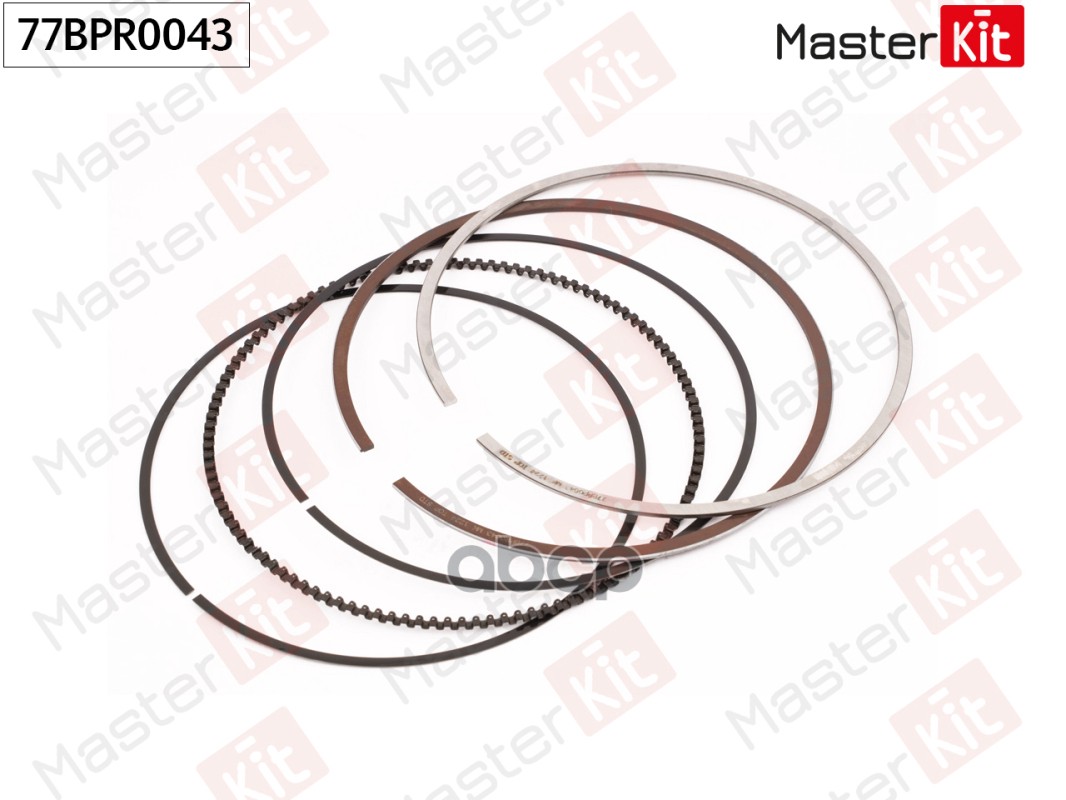 Кольца поршневые (к-т на 1 поршень) (STD) TOYOTA 2GR-FE MasterKit арт. 77BPR0043