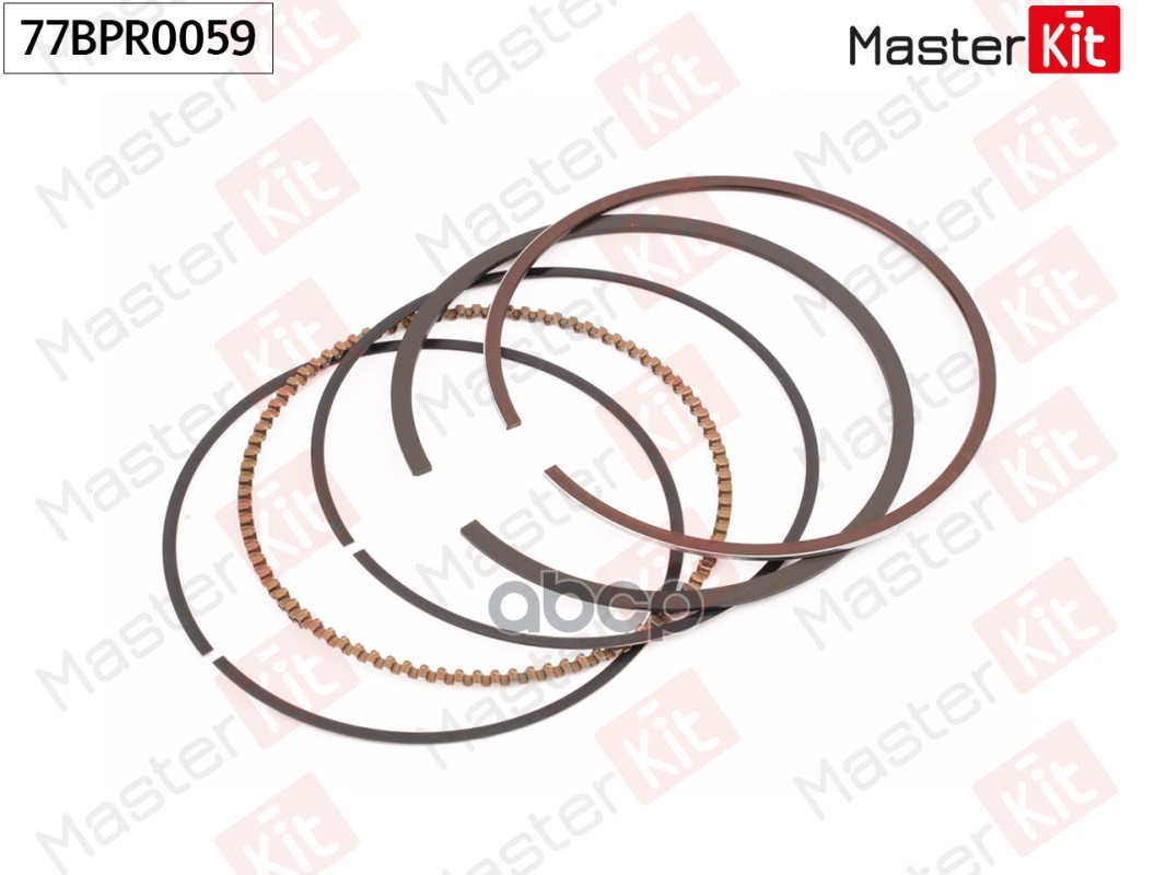 Кольца поршневые (к-т на 1 поршень) (0,5) HYUNDAI/KIA G4FA/G4FC MasterKit арт. 77BPR0059