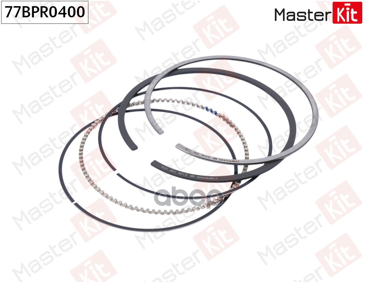 Кольца поршневые (к-т на 1 поршень) (STD) FORD/MAZDA HXJA/RHBA/FYJA/IQDA/IQDB 77BPR0400 MasterKit арт. 77BPR0400