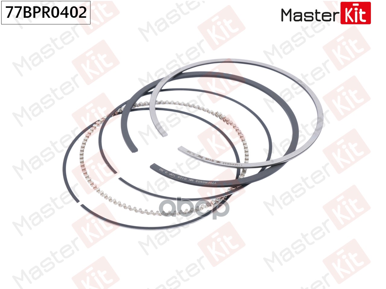 Кольца поршневые (к-т на 1 поршень) FORD/MAZDA HXJA/RHBA/FYJA 77BPR0402 MasterKit арт. 77BPR0402