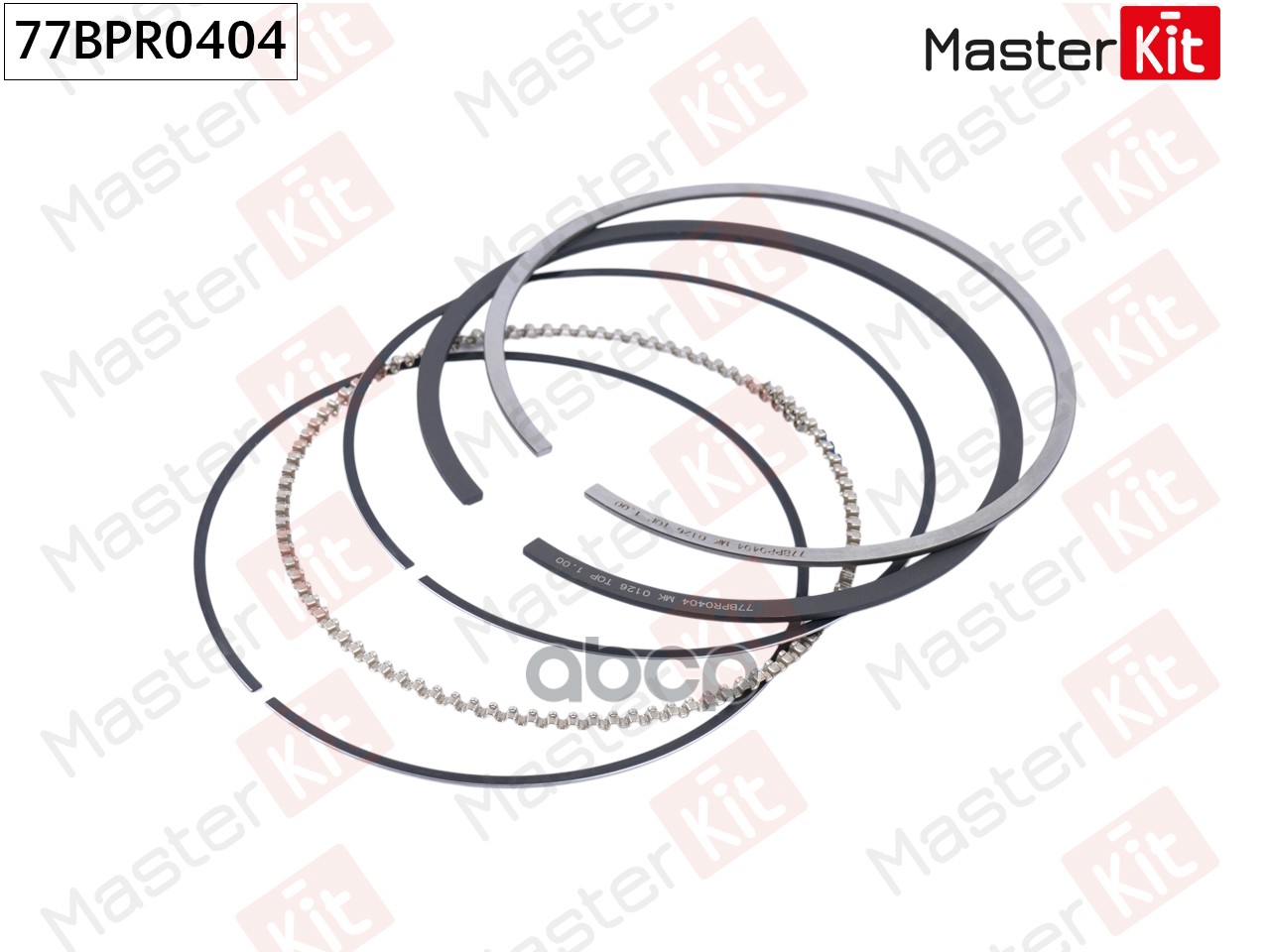 Кольца поршневые (к-т на 1 поршень) FORD/MAZDA HXJA/RHBA/FYJA 77BPR0404 MasterKit арт. 77BPR0404