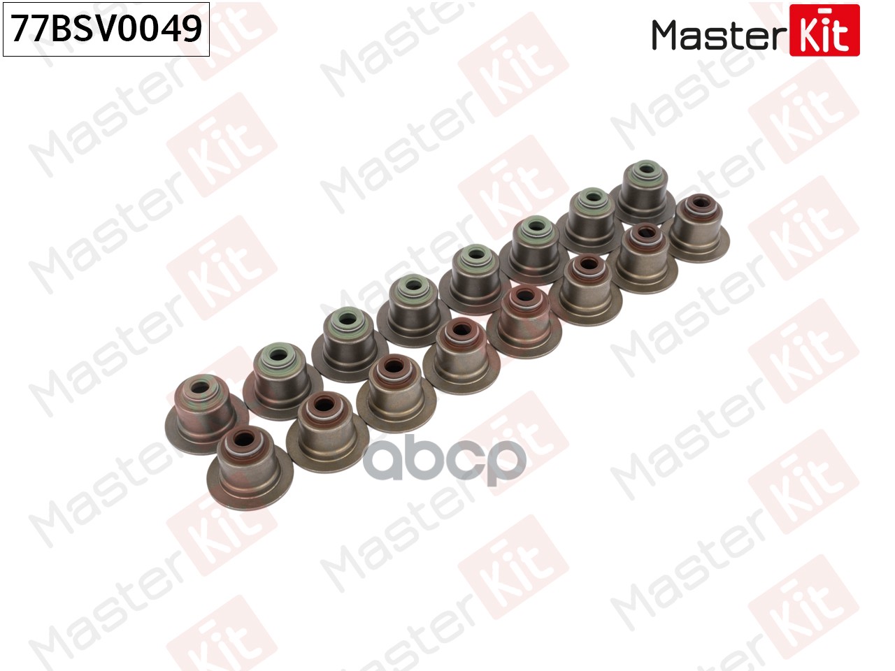 Комплект маслосъемных колпачков (цена за упак. 16 шт) Ford FIESTA/FOCUS III 2010 - MUDA/M MasterKit арт. 77BSV0049