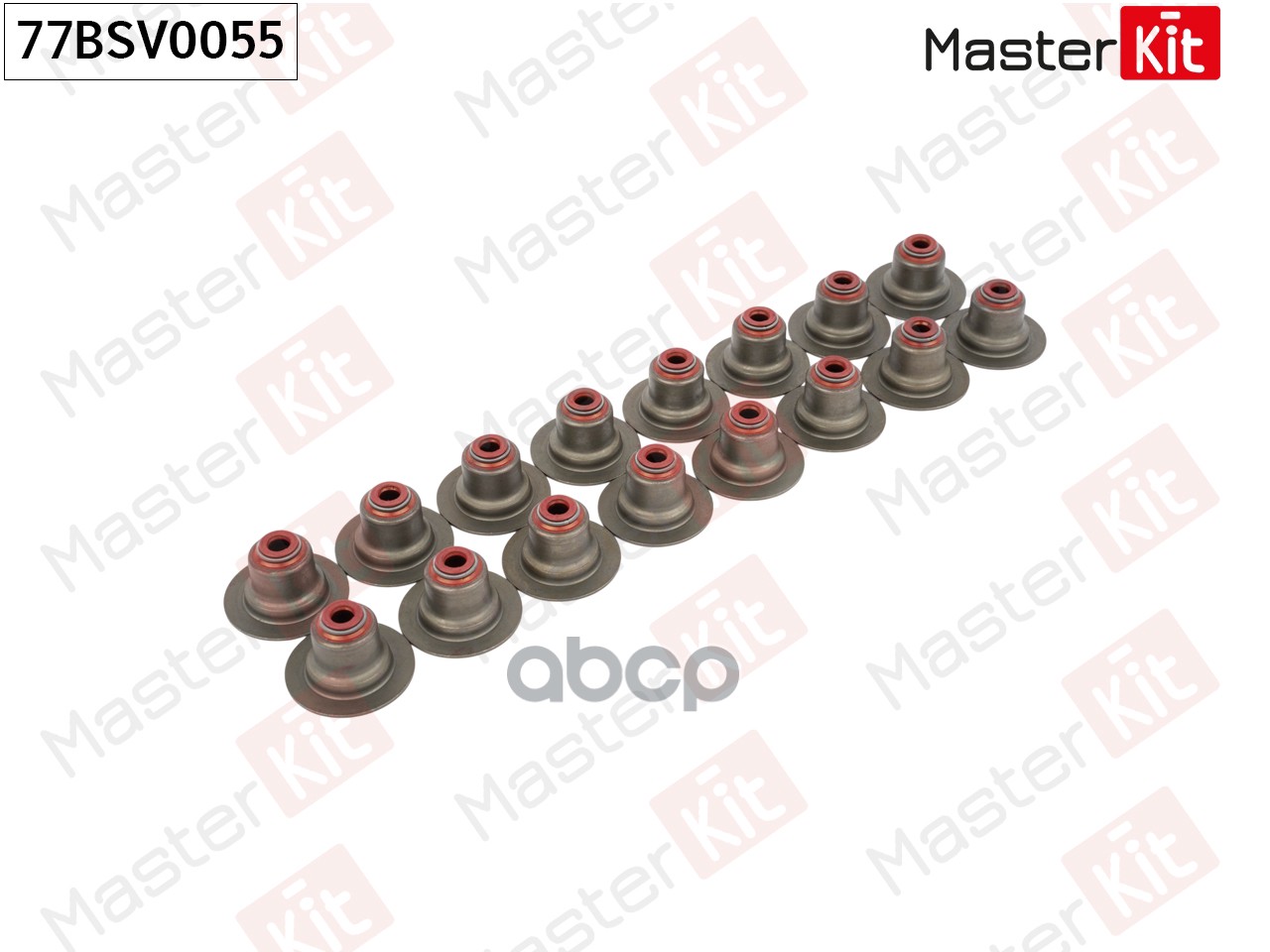 Колпачок маслосъемный (упак 16 шт) Renault DUSTER (HS_)/MEGANE III (BZ0/1_) 2008 - K4M 690 77BSV0055 MasterKit арт. 77BSV0055