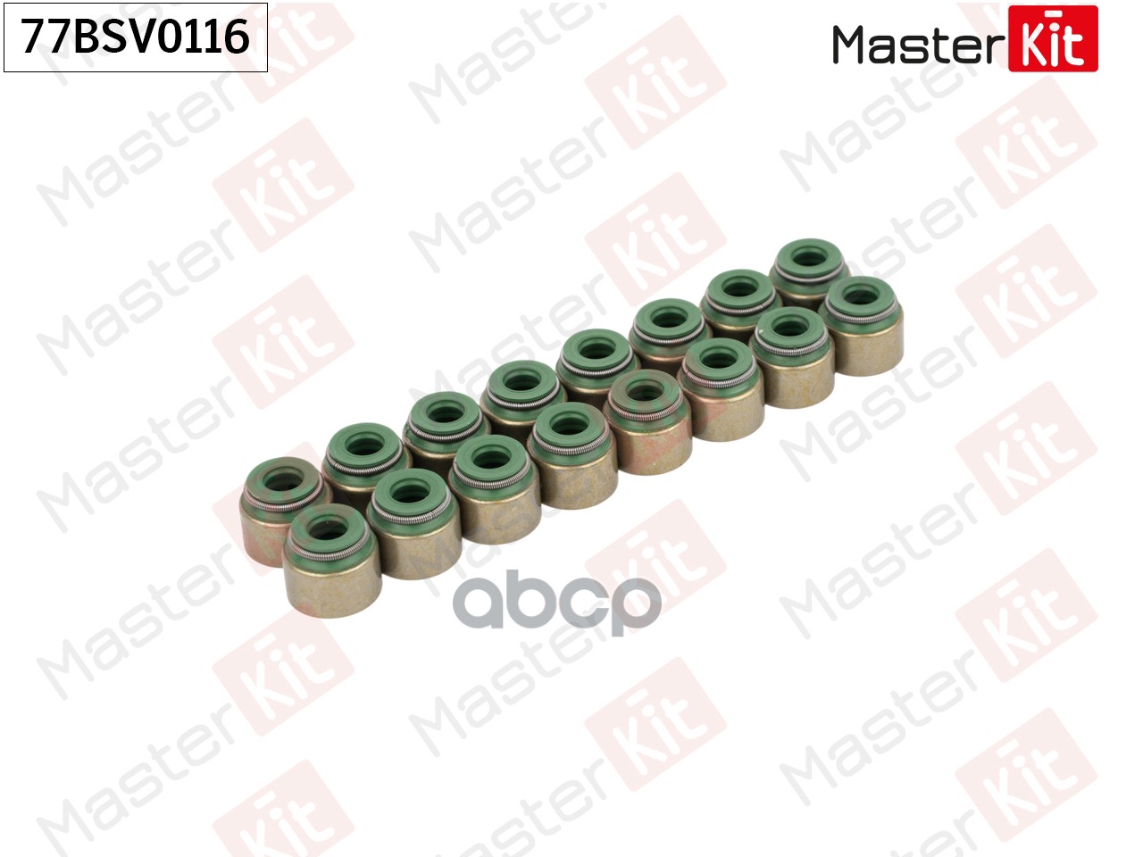 Колпачок маслосъемный (упак 16 шт) Suzuki GRAND VITARA II (JT, TE, TD)/SX4 (EY, GY) 2005 - 77BSV0116 MasterKit арт. 77BSV0116