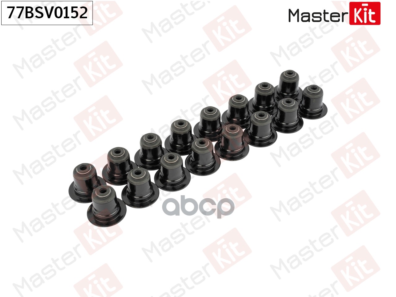 Комплект маслосъемных колпачков (цена за упак. 16 шт) Mitsubishi LANCER VIII (CY_A, CZ_A) MasterKit арт. 77BSV0152
