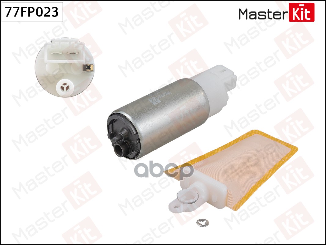 Насос топливный Opel Astra G(T98),Corsa C(X01),Omega B(V94) 94-12 (3.8bar) MasterKit арт. 77FP023