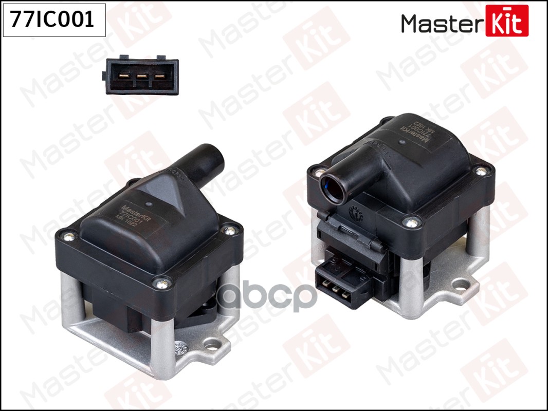 Катушка зажигания AUDI 80/100, VW PASSAT/T4 77IC001 MasterKit арт. 77IC001