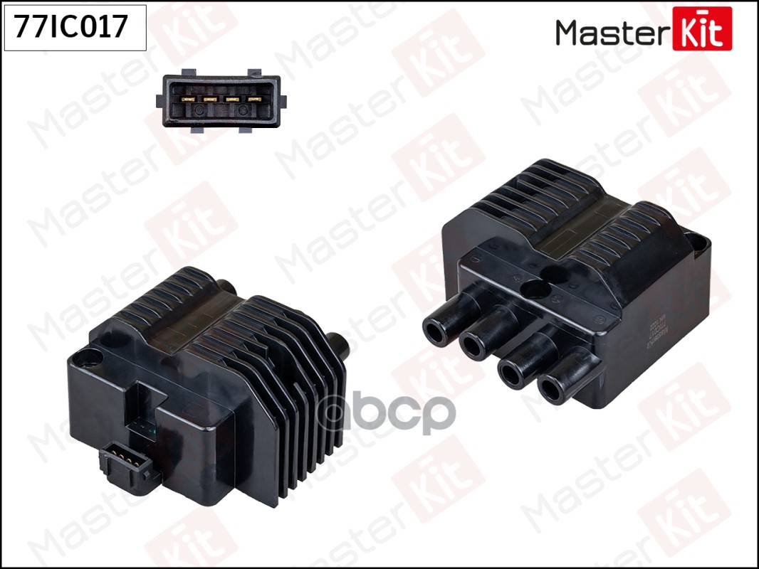 Катушка зажигания Opel Astra G(T98),Corsa B(S93),Meriva A(X03) 93-10, MasterKit арт. 77IC017