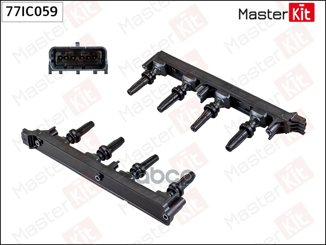 Катушка зажигания PEUGEOT 407 1.8/2.0 77IC059 MasterKit арт. 77IC059
