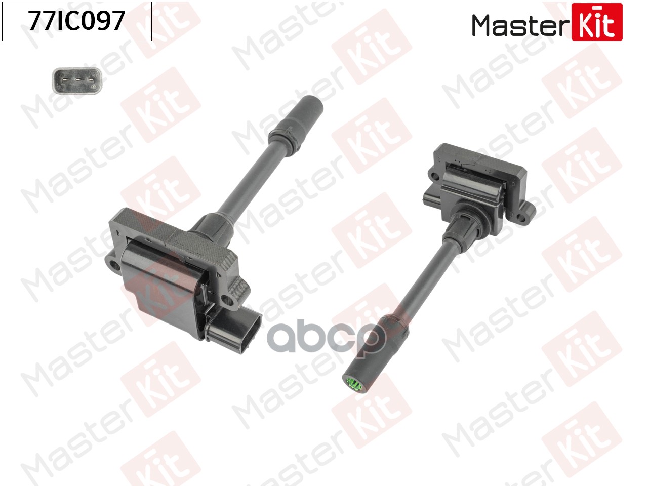Катушка зажигания Mitsubishi Carisma(DA),Pajero Sport I(K7_,K9_) 95-,Volvo S40 I(644) 95-04 MasterKit арт. 77IC097