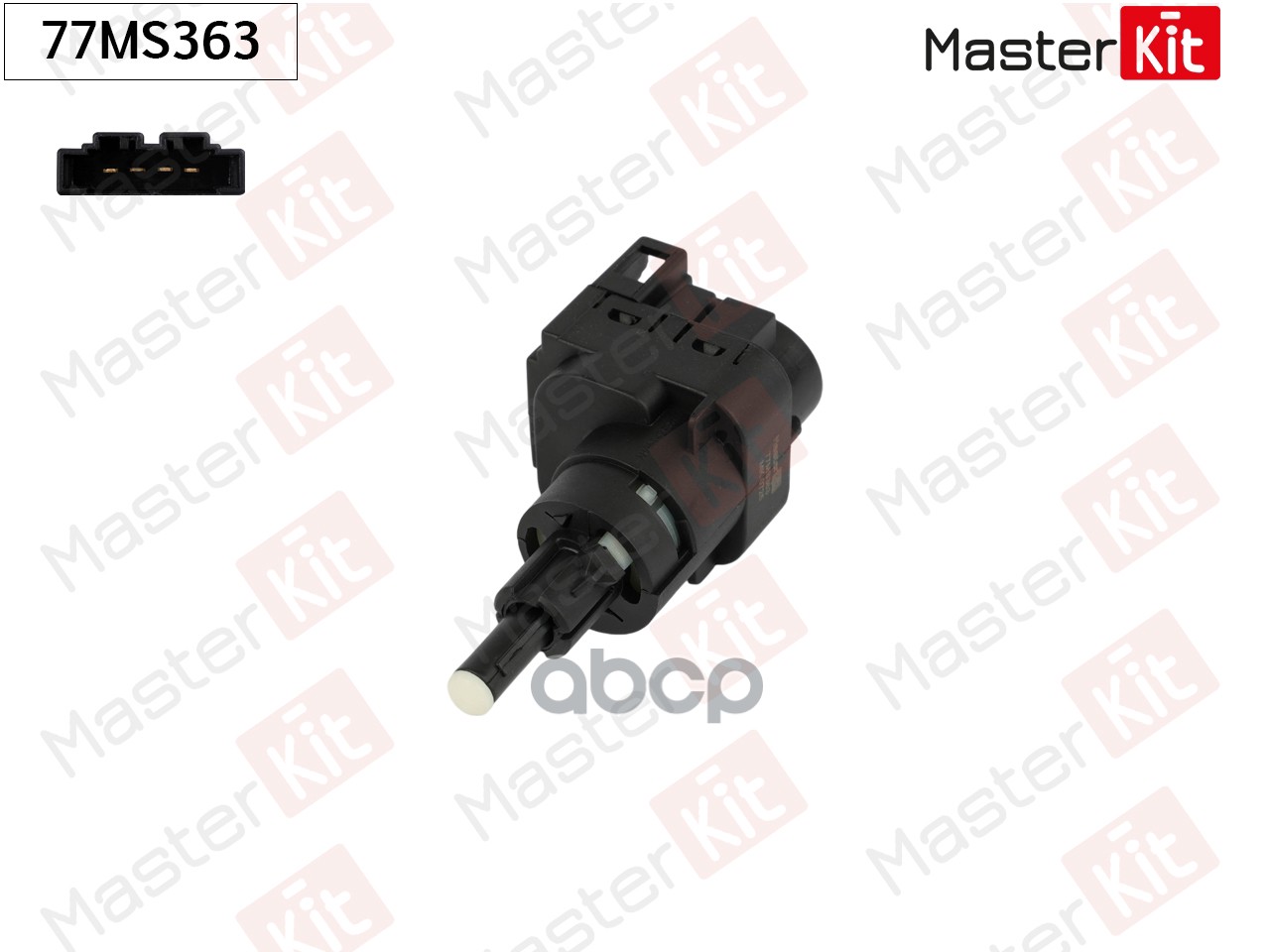 Датчик, включение стоп-сигнала AUDI/VW 03-> MasterKit арт. 77MS363