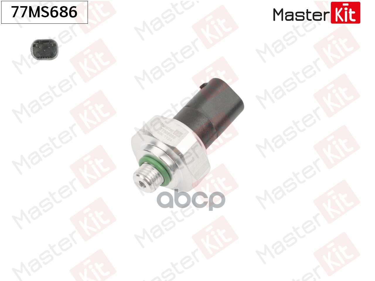 77MS686 Датчик  давление кондиционера MERCEDES MasterKit арт. 77ms686