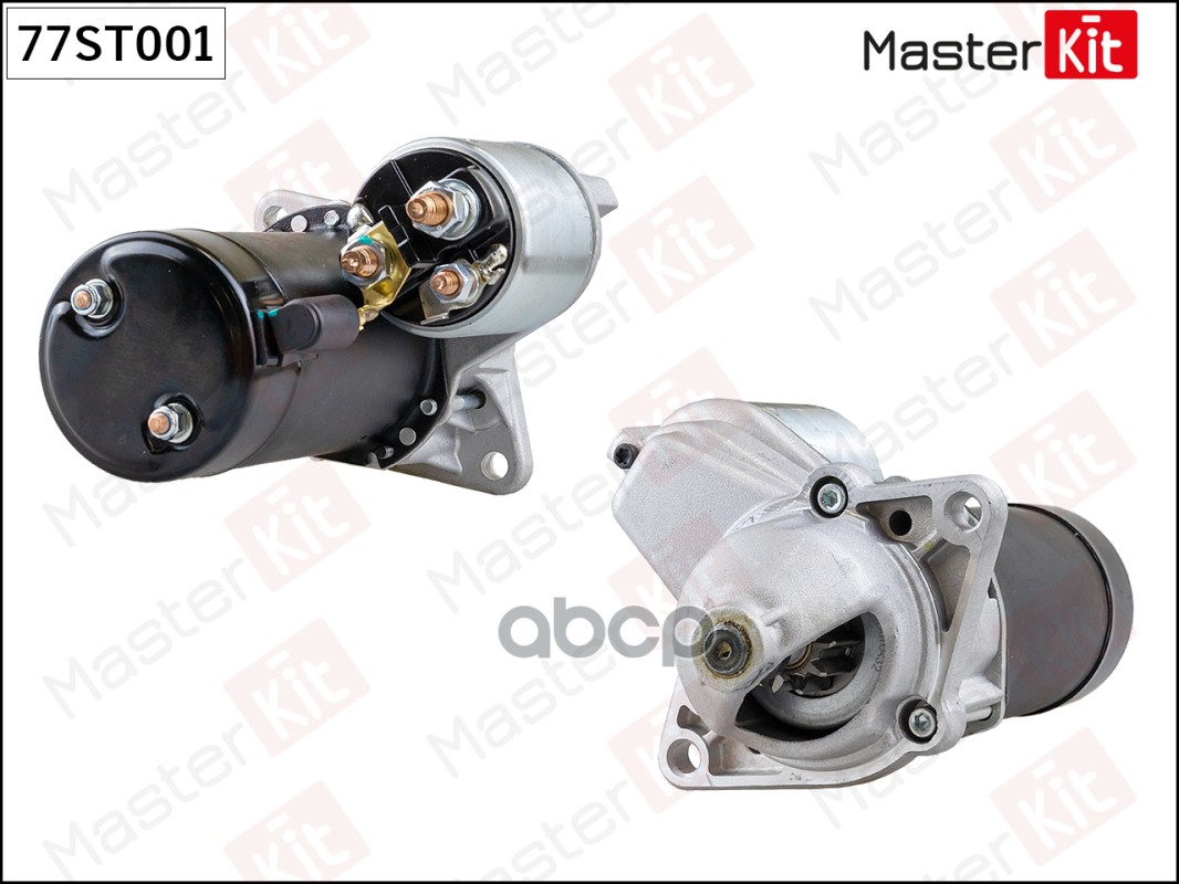 Стартер Chevrolet Cruze(J300) 09-,Daewoo Nexia 08-,Opel Astra G(T98) 98-09 (1,1kW) MasterKit арт. 77ST001