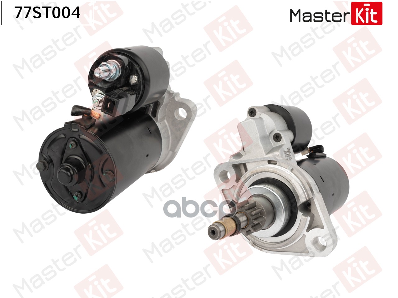 Стартер Audi A3(8L1) 96-03,Skoda Octavia(1U2) 96-00,VW Golf IV(1J1,9B1) 97-05 (1,1kW) MasterKit арт. 77ST004