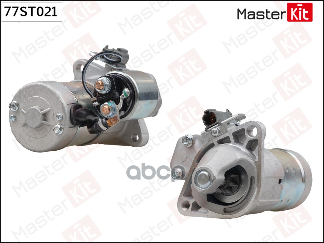 77ST021 Стартер NISSAN ALMERA/PRIMERA 1.2kw (1.2kw) MasterKit арт. 77st021