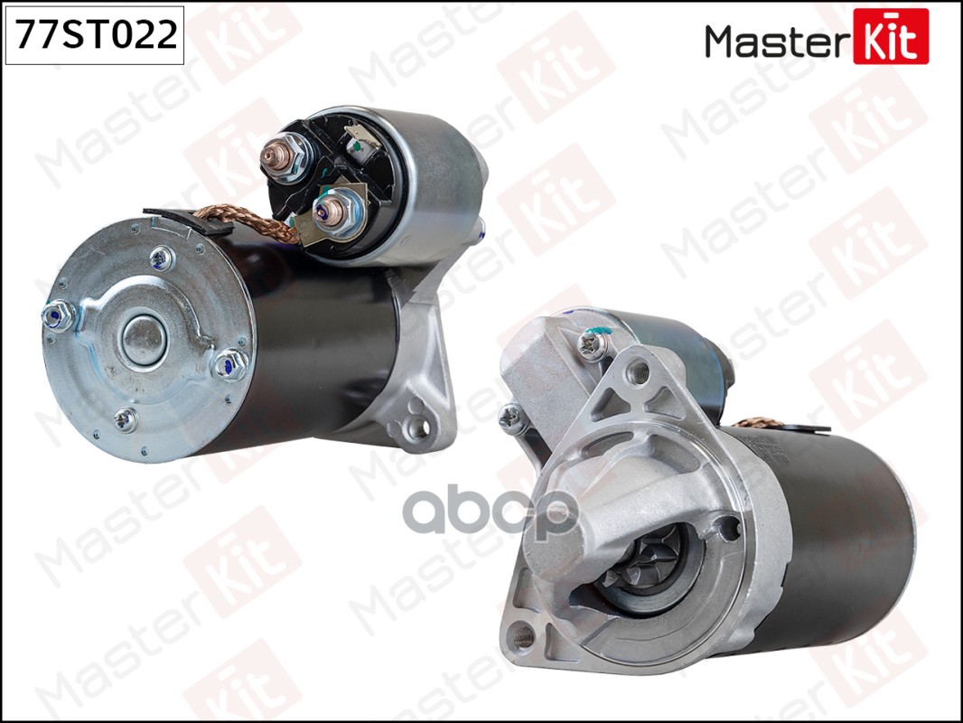 77ST022 Стартер HYUNDAI GETZ  KIA PICANTO 0.8kw (0.8kw) MasterKit арт. 77st022