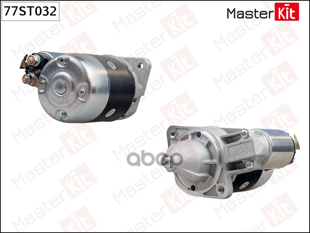 Стартер Hyundai Accent II(LC),Elantra(XD) 99-06,Kia Rio II(JB) 05- (0,9kW) MasterKit арт. 77ST032